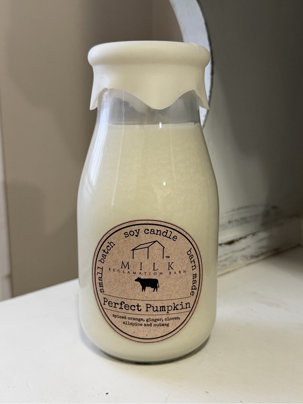 Milk Reclamation Barn Perfect Pumpkin Fall Soy Candle